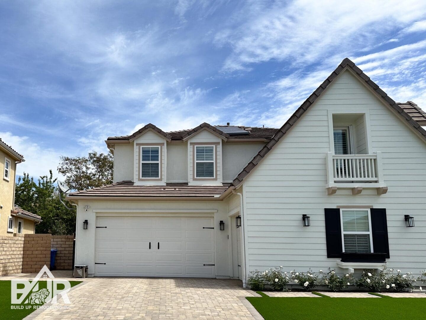 Moorpark paver driveway after photo