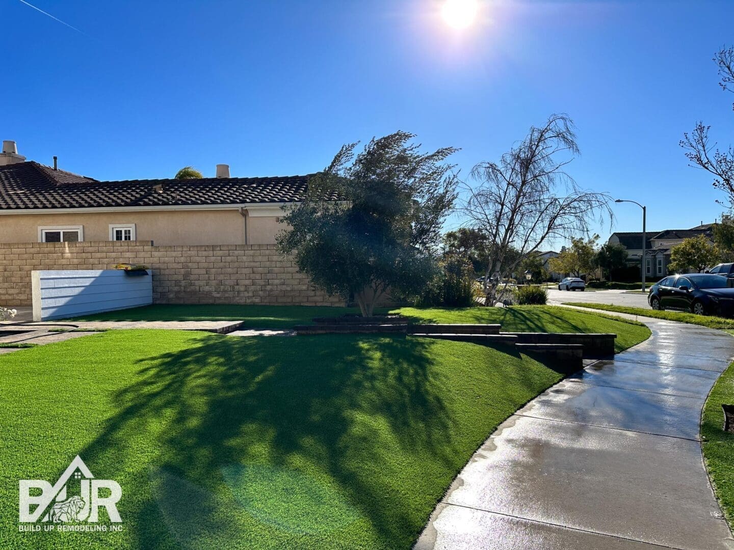 Moorpark completed front yard photo