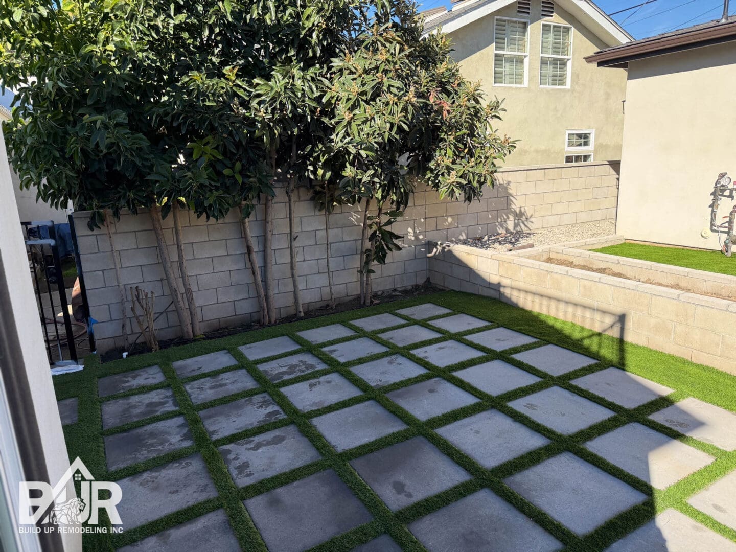 Eagle Rock completed turf project after photo