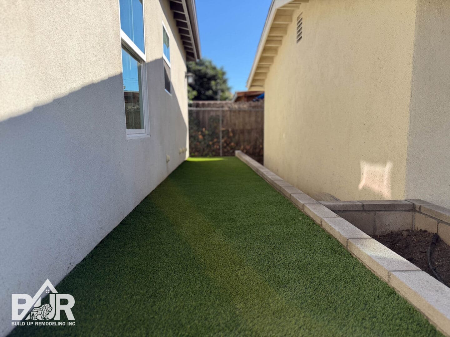 Eagle Rock turf and gravel after photo