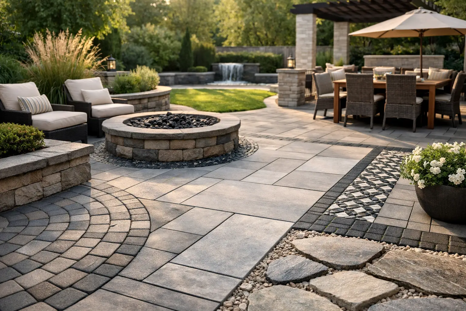 10 Patio Paver Design Ideas That Look Custom
