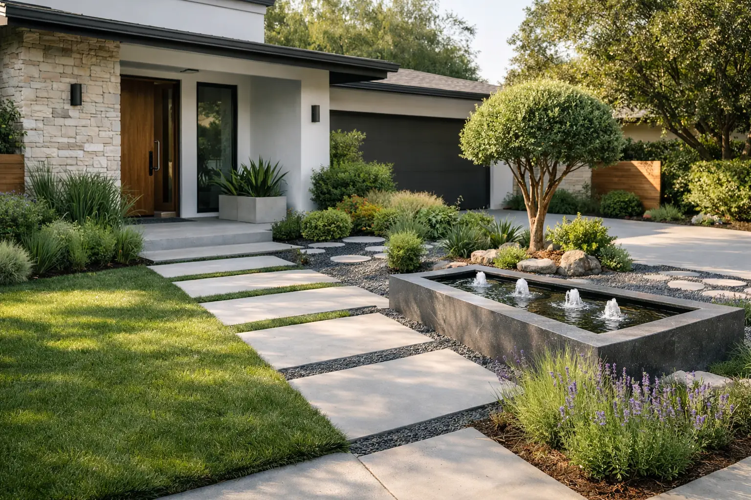 Encino Front Yard Remodeling That Adds Value