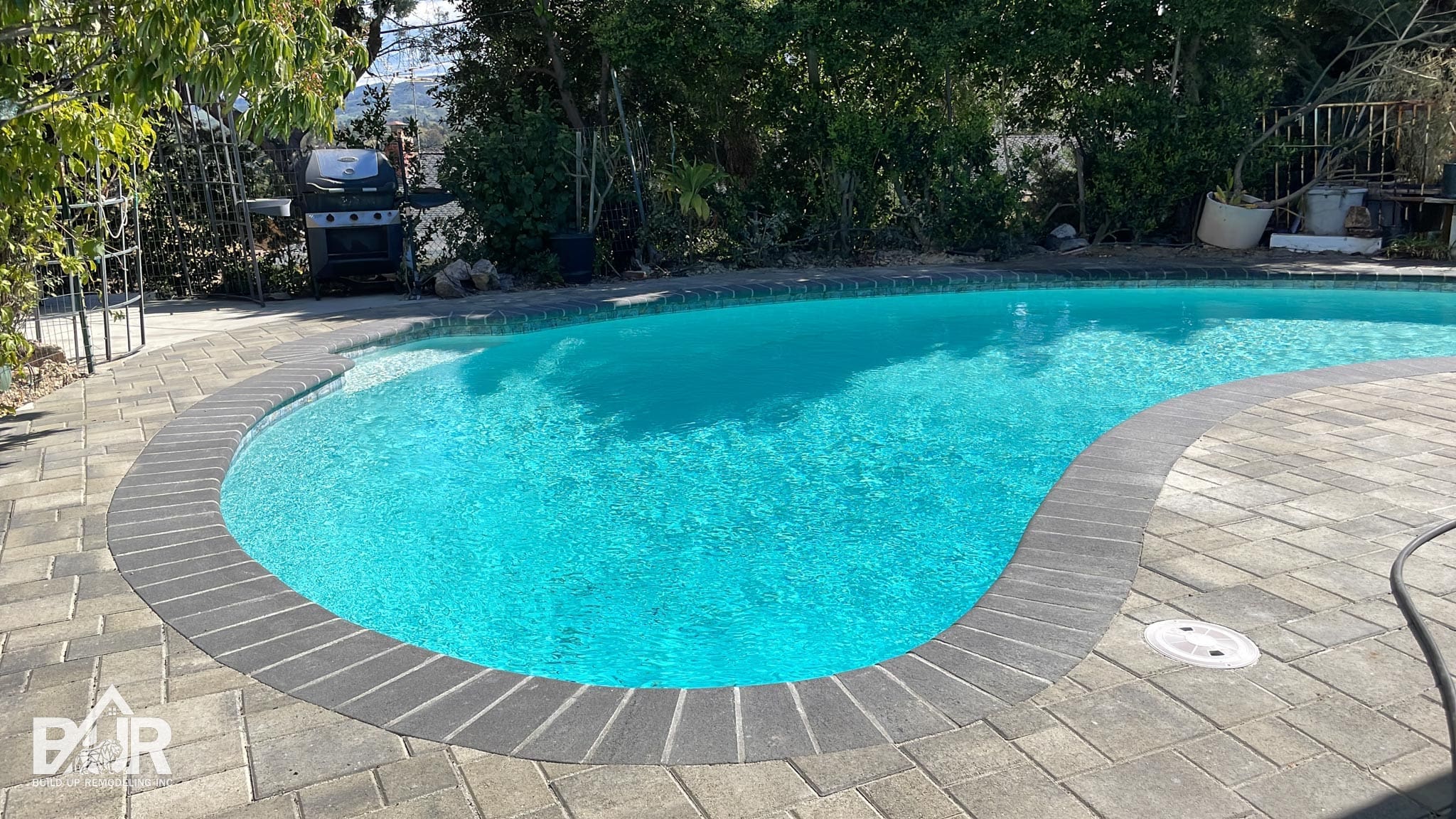 Completed Simi Valley pool remodeling project by Build Up Remodeling