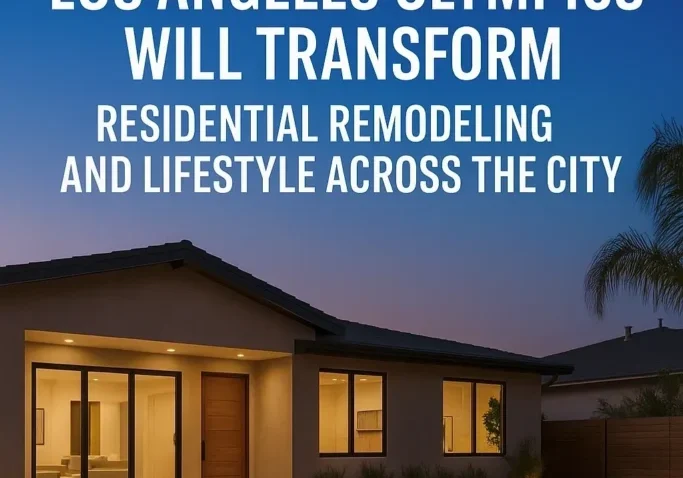 Los Angeles Olympics residential transformation preview.